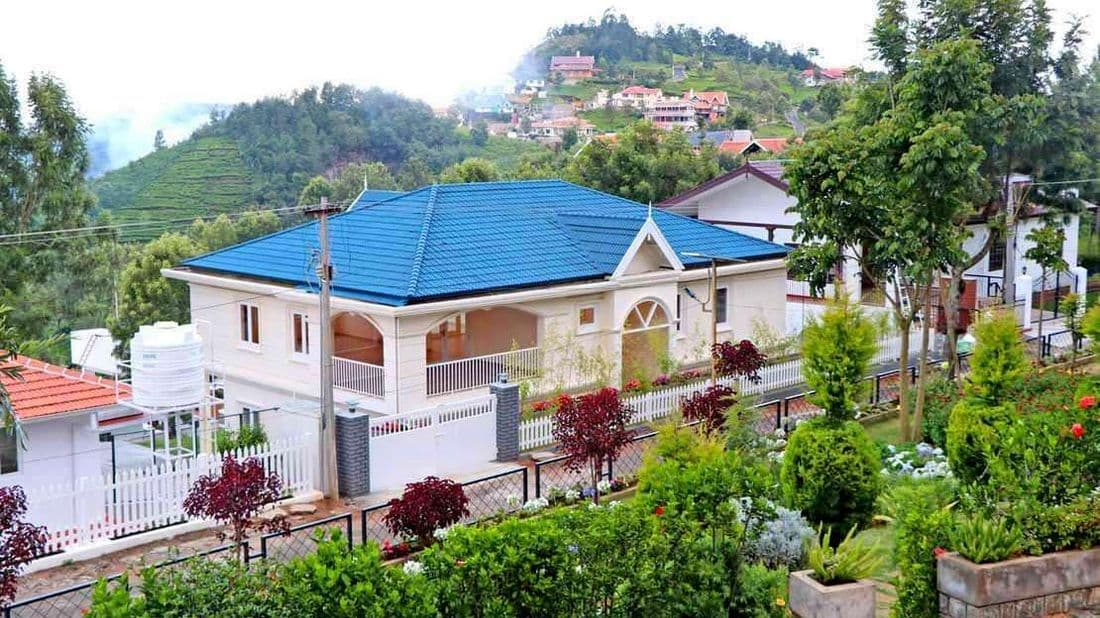 Clarence Bungalow as seen from one of the neighbouring plots